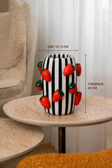 Strawberry Stripe Vazo