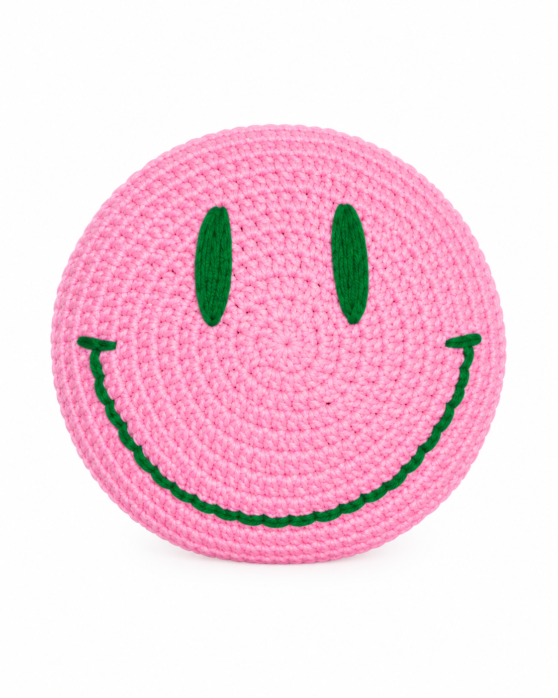 Happy Face Baby Pink Dekoratif Kırlent
