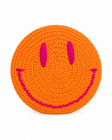 Happy Face Orange Dekoratif Kırlent