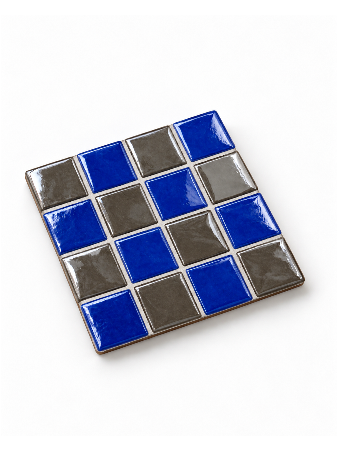 Blue Steel Mosaic Bardak Altlığı