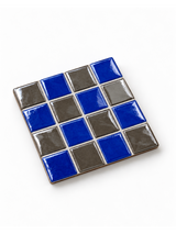 Blue Steel Mosaic Bardak Altlığı