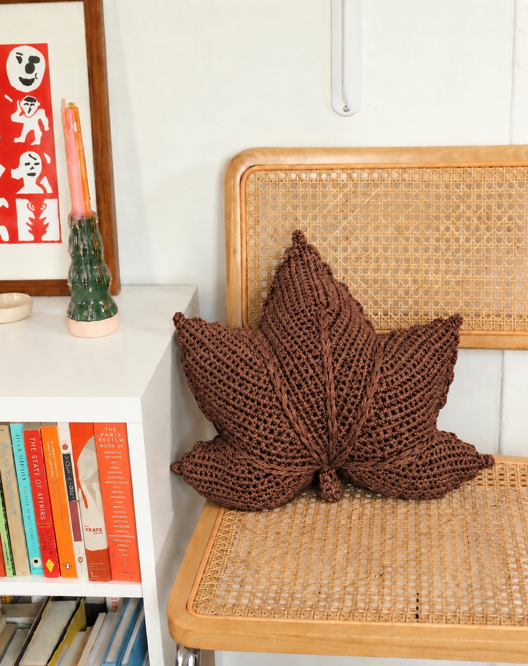 Cocoa Leaf Kroşe Kırlent
