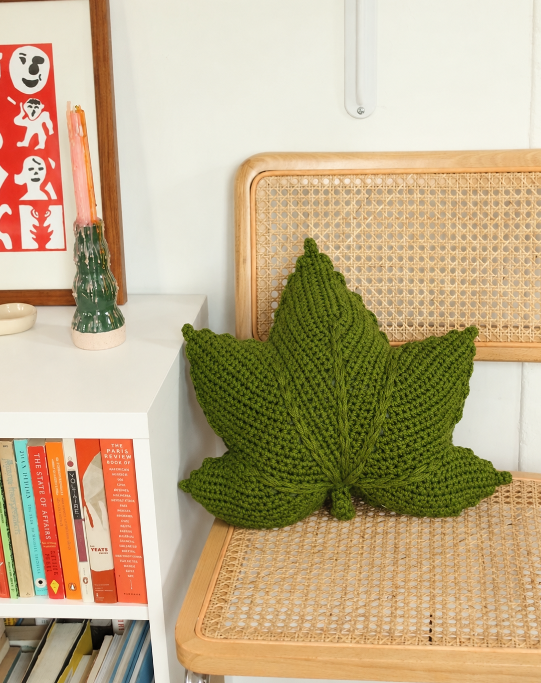 Moss Leaf Kroşe Kırlent