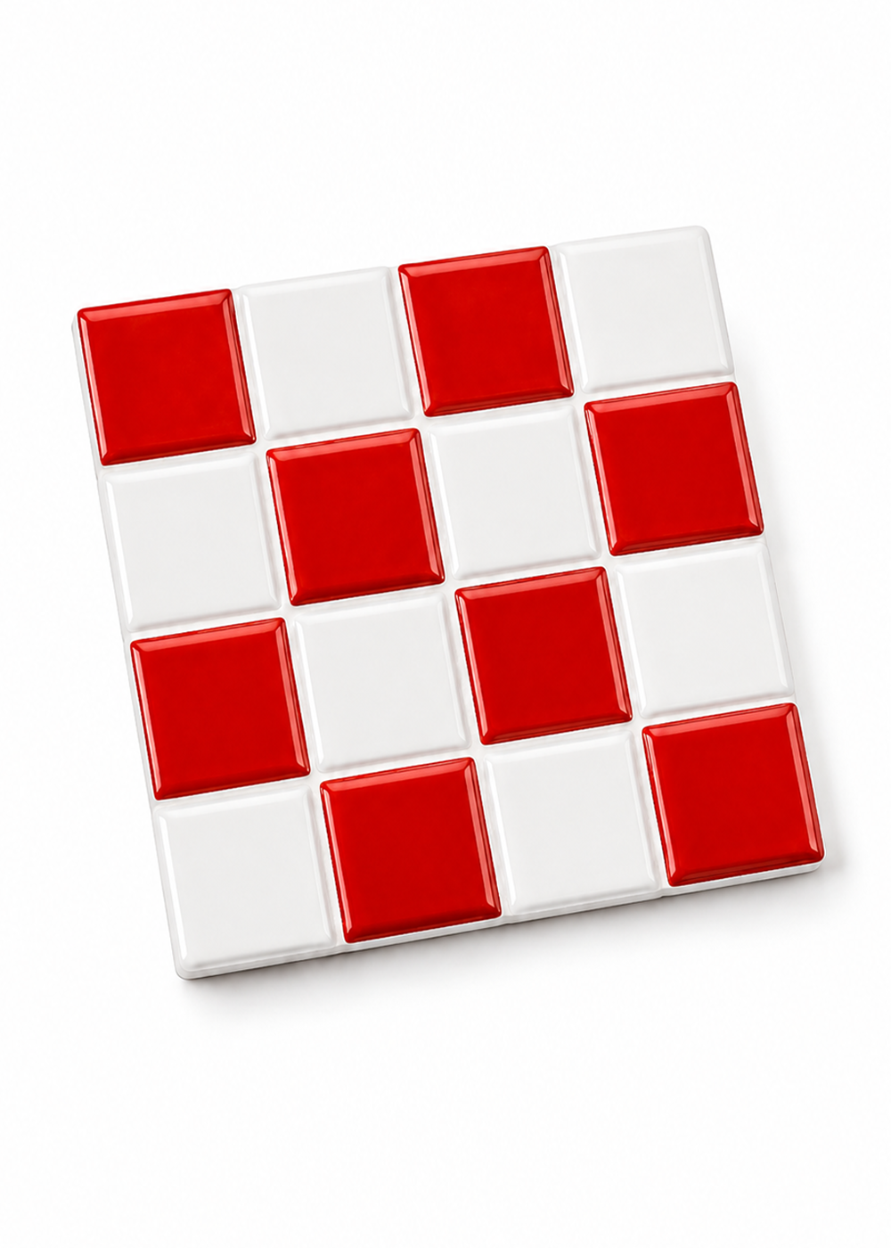 Red Mosaic Bardak Altlığı