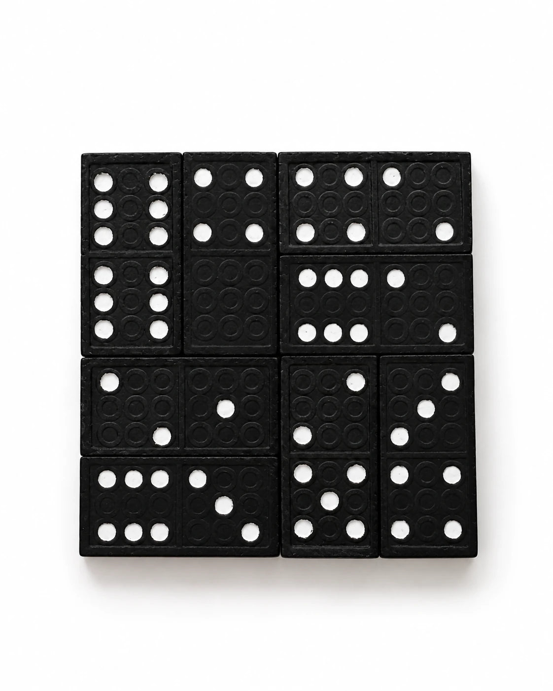 Black & White Domino Altlığı 2'li Set